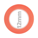 Double-Sided Red Tape (12mm)