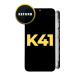 LCD and Digitizer Assembly for LG K41 Black (with Frame) (Refurbished)