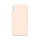 Silicone Phone Case for iPhone XR Nude Pink (No Logo)