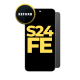 Oled and Digitizer Assembly for Samsung Galaxy S24 FE 5G Graphite (with Frame) (Refurbished)