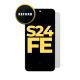Oled and Digitizer Assembly for Samsung Galaxy S24 FE 5G Gray (with Frame) (Refurbished)