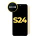 OLED and Digitizer Assembly for Samsung Galaxy S24 5G Amber Yellow (with Frame) (Refurbished)