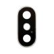 Camera Lens With Bracket for iPhone X Silver