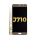 LCD and Digitizer Assembly for Samsung Galaxy J7 (2016/J710) Gold (without Frame) (Refurbished)