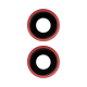 Rear Camera Lens with Bracket for iPhone 14 / 14 Plus Red