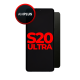 OLED and Digitizer Assembly for Samsung Galaxy S20 Ultra 5G Cosmic Black (With Frame) (Aftermarket)