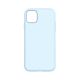 Silicone Phone Case for iPhone 15 Light Blue (No Logo)