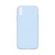 Silicone Phone Case for iPhone XS Max Sky Blue (No Logo)