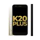 LCD and Digitizer Assembly for LG K20 Plus (TP260/MP260) / K10 (2017) Black (with Frame)