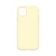 Silicone Phone Case for iPhone 13 Light Yellow (No Logo)