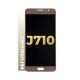 LCD and Digitizer Assembly for Samsung Galaxy J7 (2016/J710) Gold (without Frame) (Refurbished)