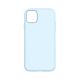 Silicone Phone Case for iPhone 14 Pro Max Light Blue (No Logo)