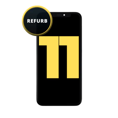 LCD and Digitizer Assembly for iPhone 11 (Steel Plate Pre-Installed) (Refurbished)