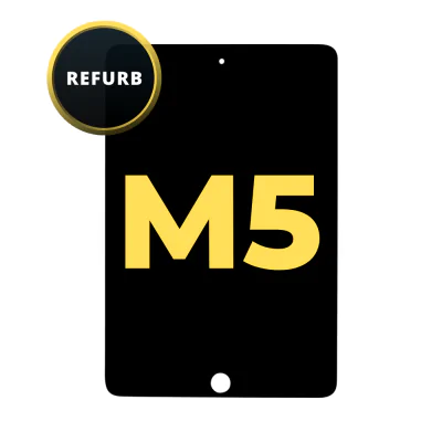 LCD and Digitizer Assembly for iPad Mini 5 (Sleep/Wake Sensor Pre-Installed) (Refurbished) Black