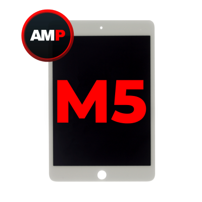 LCD and Digitizer Assembly for iPad Mini 5 (Sleep/Wake Sensor Pre-Installed) (Aftermarket) White