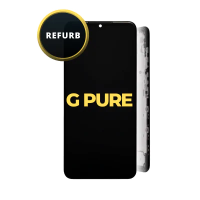 LCD and Digitizer for Moto G Pure (2021) (XT2163) (with Frame) (Refurbished)