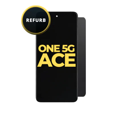 LCD and Digitizer Assembly for Moto One 5G Ace (XT2113) (with Frame) (Refurbished) Volcanic Grey