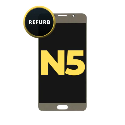 OLED and Digitizer Assembly for Samsung Galaxy Note 5 Gold Platinum (Without Frame) (Refurbished)