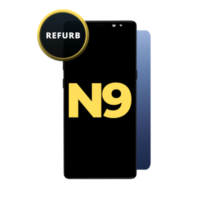 OLED and Digitizer Assembly for Samsung Galaxy Note 9 Ocean Blue (With Frame) (Refurbished)