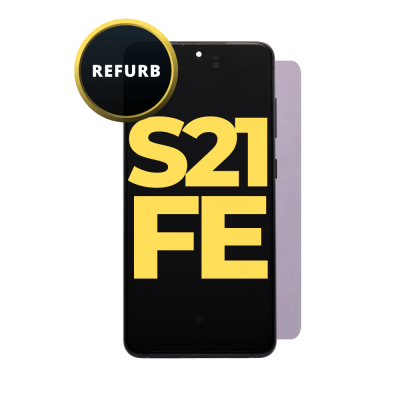 OLED and Digitizer for Samsung Galaxy S21 5G FE Lavender (With Frame) (Refurbished)