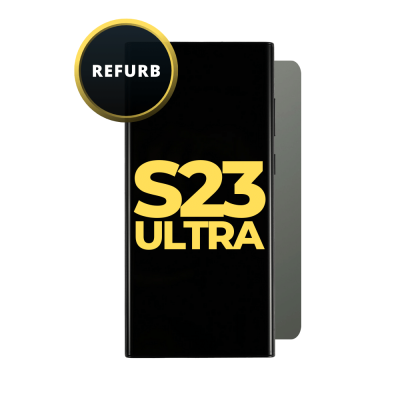 Oled and Digitizer Assembly for Samsung Galaxy S23 Ultra Green (with Frame) (Refurbished)