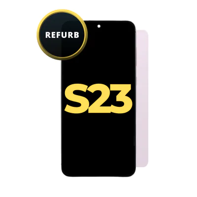 Oled and Digitizer Assembly for Samsung Galaxy S23 Lavender (with Frame) (Refurbished)