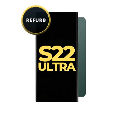 OLED and Digitizer Assembly for Samsung Galaxy S22 Ultra 5G Green (With Frame) (Refurbished)