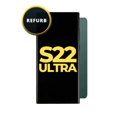 OLED and Digitizer Assembly for Samsung Galaxy S22 Ultra 5G Green (With Frame) (Refurbished)