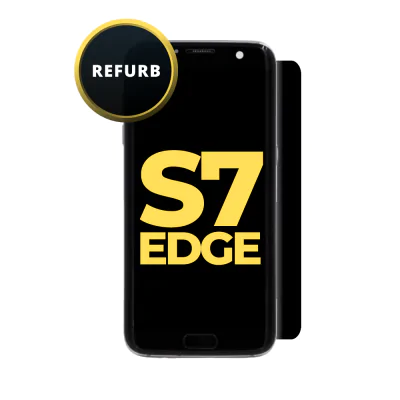 OLED and Digitizer Assembly for Samsung Galaxy S7 Edge Black Onyx (With Frame) (Refurbished)