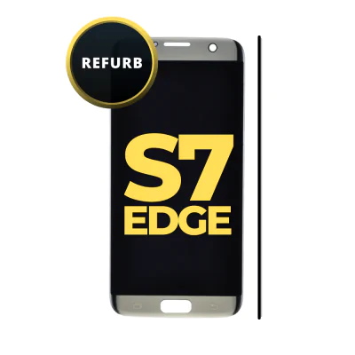 OLED and Digitizer Assembly for Samsung Galaxy S7 Edge Silver Titanium (Without Frame) (Refurbished)