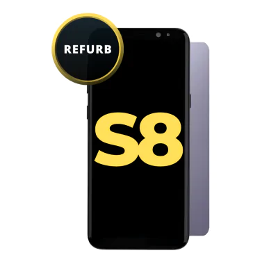 OLED and Digitizer Assembly for Samsung Galaxy S8 Orchid Grey (With Frame) (Refurbished)