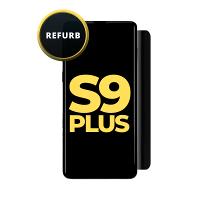 OLED and Digitizer Assembly for Samsung Galaxy S9 Plus Midnight Black (With Frame) (Refurbished)
