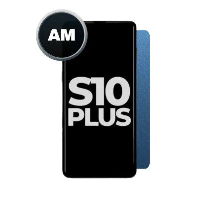 LCD and Digitizer Assembly for Samsung Galaxy S10 Plus Prism Blue (With Frame) (Aftermarket)