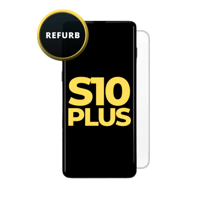 OLED and Digitizer Assembly for Samsung Galaxy S10 Plus Ceramic White (With Frame) (Refurbished)