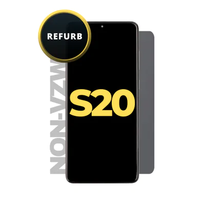 OLED and Digitizer Assembly for Samsung Galaxy S20 5G Cosmic Grey (With Frame) (Non-UW Frame) (Refurbished)
