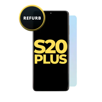 OLED and Digitizer Assembly for Samsung Galaxy S20 Plus 5G Cloud Blue (With Frame) (Refurbished)