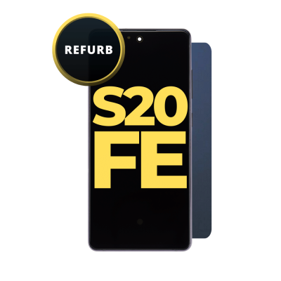 OLED and Digitizer Assembly for Samsung Galaxy S20 FE 5G Cloud Navy (With Frame) (Refurbished)