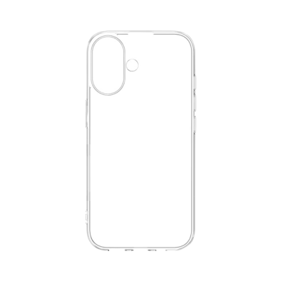 Silicone Phone Case for iPhone 16 Clear