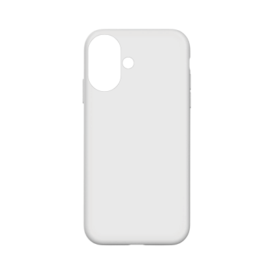 Silicone Phone Case for iPhone 16 Grey (No Logo)