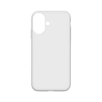 Silicone Phone Case for iPhone 16 Grey (No Logo)