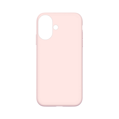 Silicone Phone Case for iPhone 16 Plus Pink (No Logo)