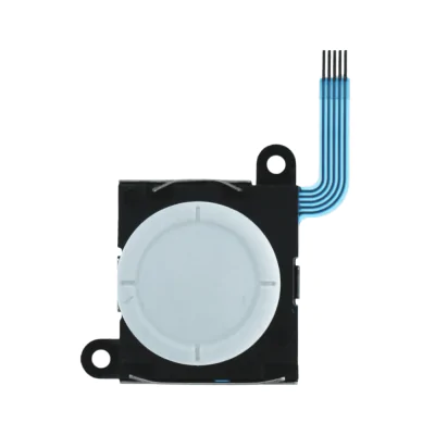 3D Analog Thumbstick Controller with Cap for Nintendo Switch / Switch Lite / Switch OLED (White)