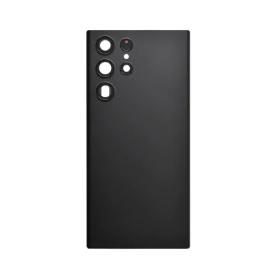 Back Door with Camera Lens for Samsung Galaxy S22 Ultra 5G Phantom Black