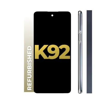 LCD and Digitizer Assembly for LG K92 5G Black (with Frame)