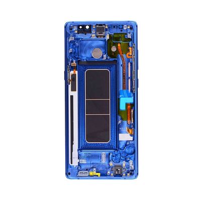 OLED and Digitizer Assembly for Samsung Galaxy Note 8 Deep Sea Blue (With Frame) (Refurbished)