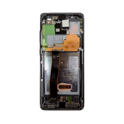 OLED and Digitizer Assembly for Samsung Galaxy S20 Ultra 5G Cosmic Black (With Frame) (Refurbished)
