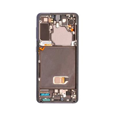 OLED and Digitizer Assembly for Samsung Galaxy S21 5G Phantom Grey (With Frame) (Refurbished)