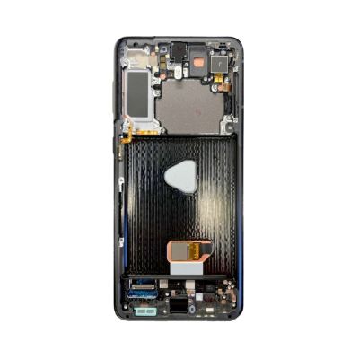 OLED and Digitizer Assembly for Samsung Galaxy S21 Plus 5G Phantom Black (With Frame) (Refurbished)