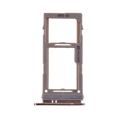 Dual Sim Card Tray for Samsung Galaxy S10 / S10 Plus / S10E Silver