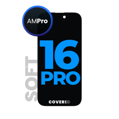 OLED and Digitizer Assembly for iPhone 16 Pro (OLED Soft) (120hz) (Breakage Coverage)